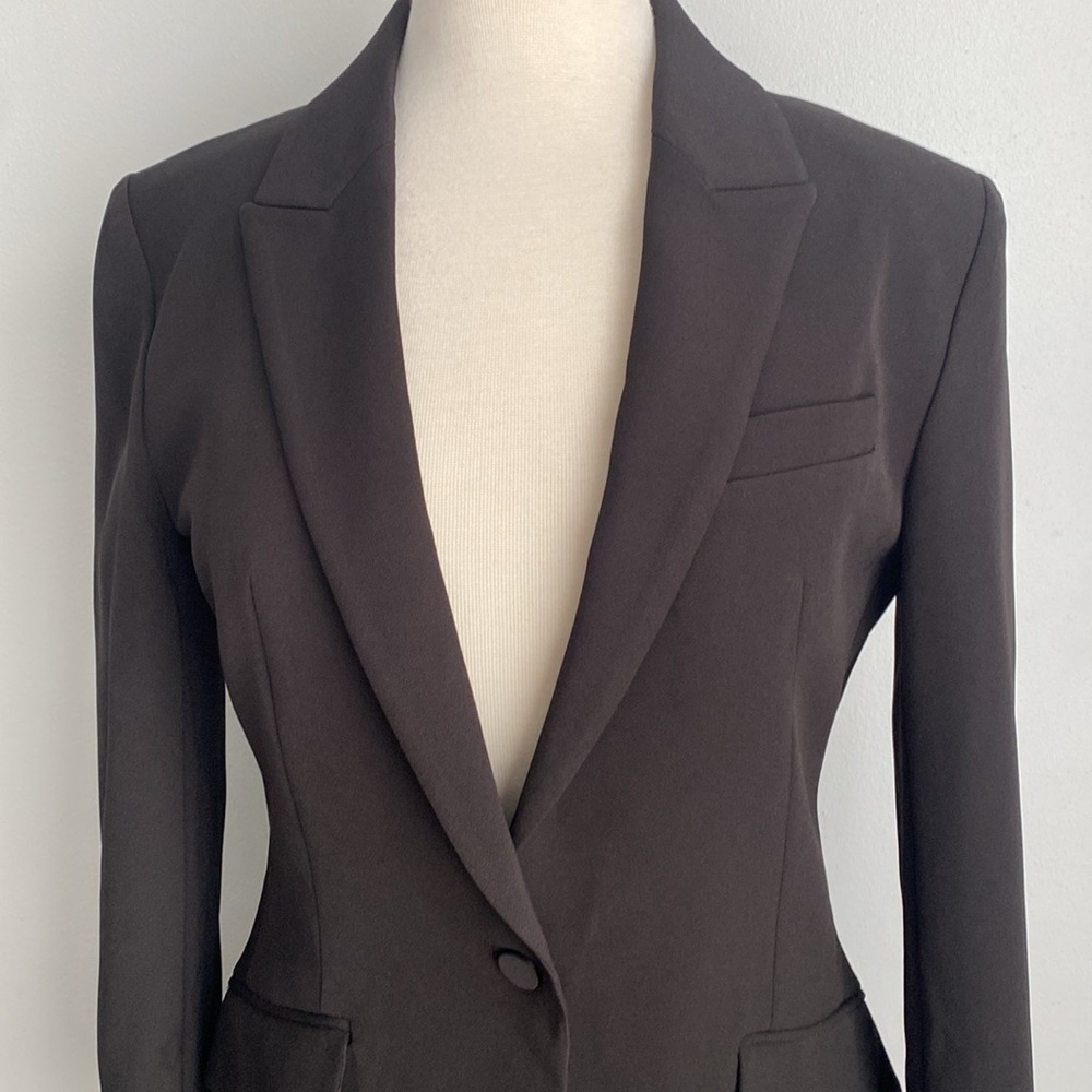David’s Bridal Single Button Relaxed Fit Suit Jacket Size 6 NWT - Picture 7 of 13